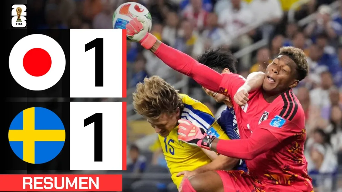 Japón 1-1 Suecia: fase de grupos del Mundial 2026